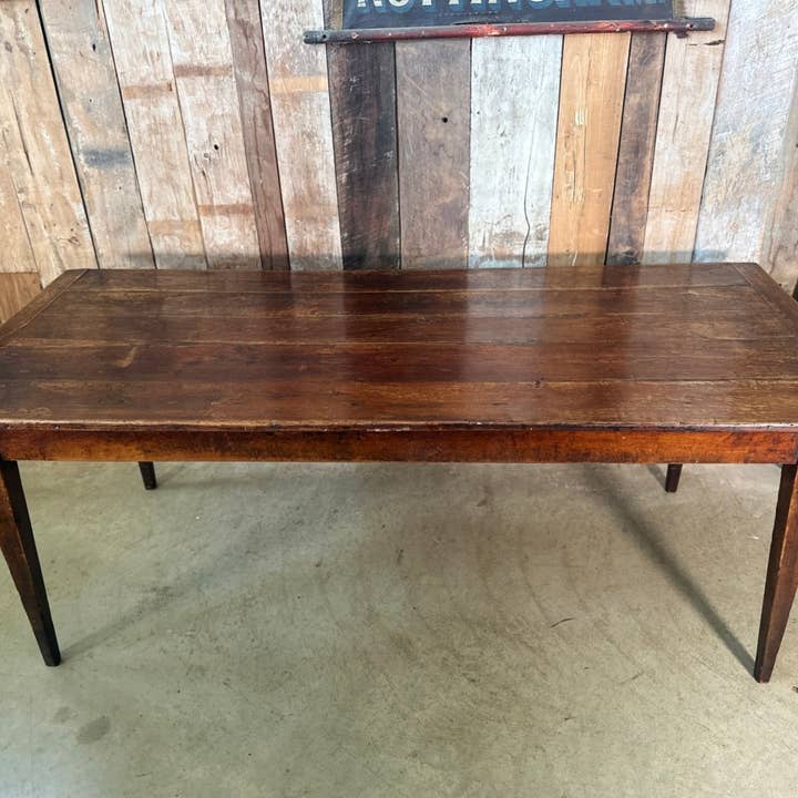Antique French Chestnut Refectory Dining Table, C 1820 for wholesale by belvoir