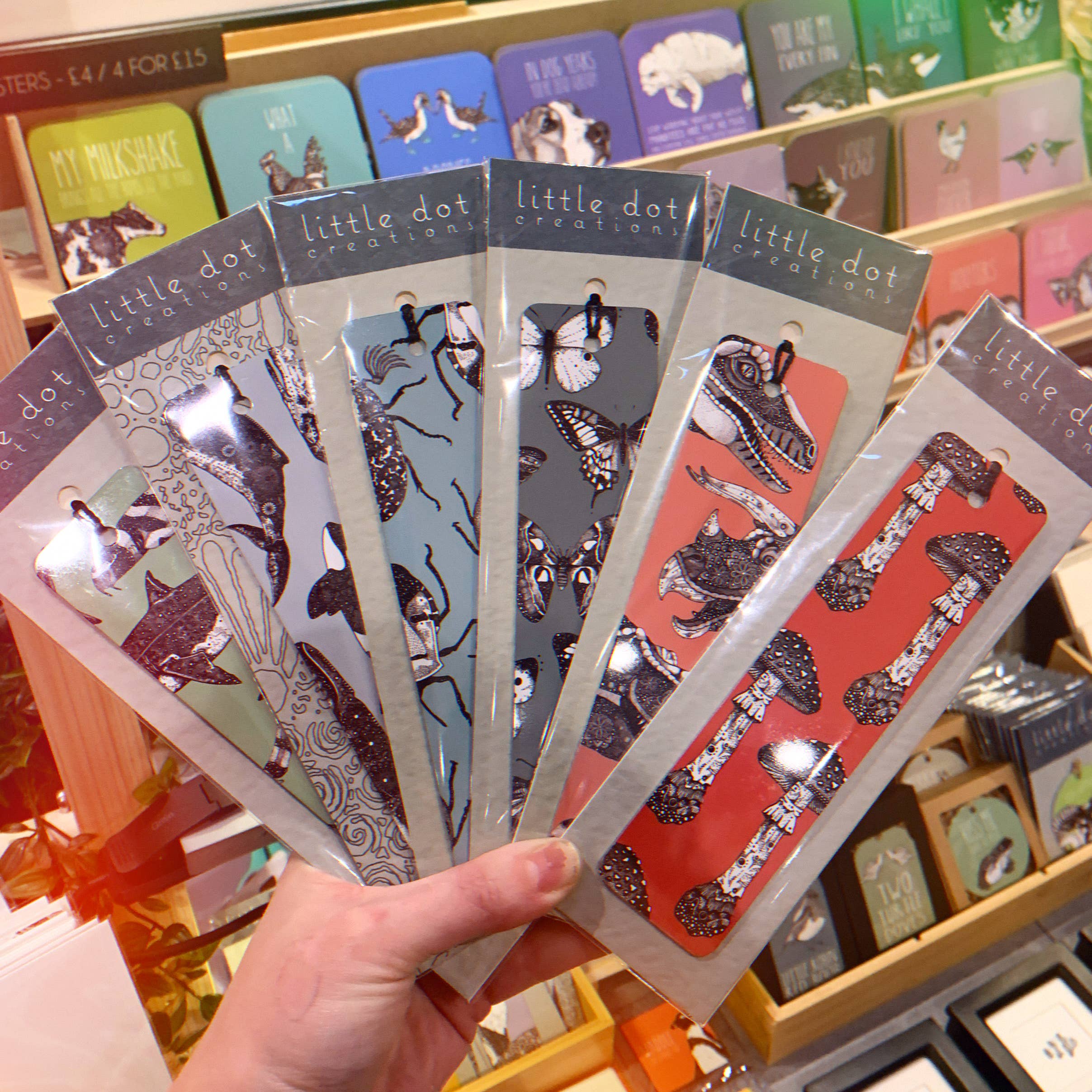 Little Dot Creations – wholesale Bookmark – Art Bookmark - Cats1