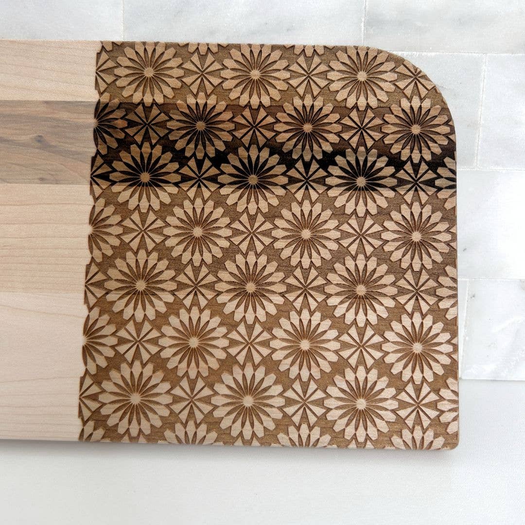 Lucca - Wholesale Snijplank - Spalted esdoorn stervormige snijplank1