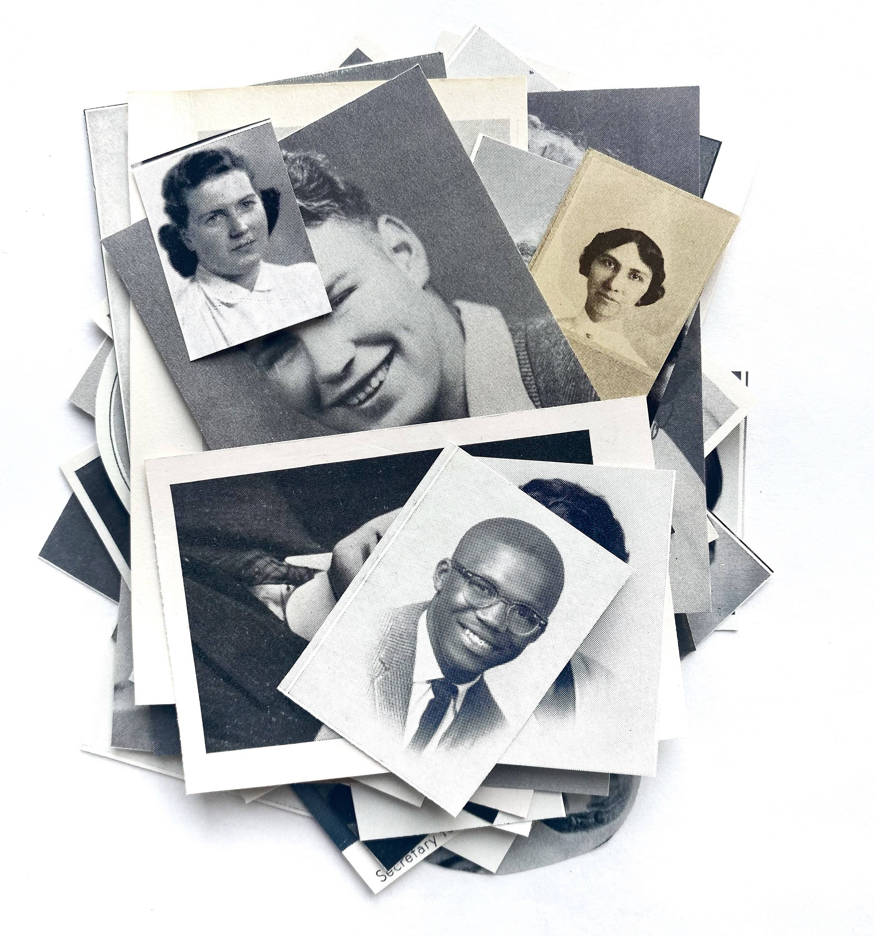 Moonbeam Mercantile - Wholesale Craft Supplies - Vintage Yearbook Headshots - 50 pcs Scrapbooking Ephemera1