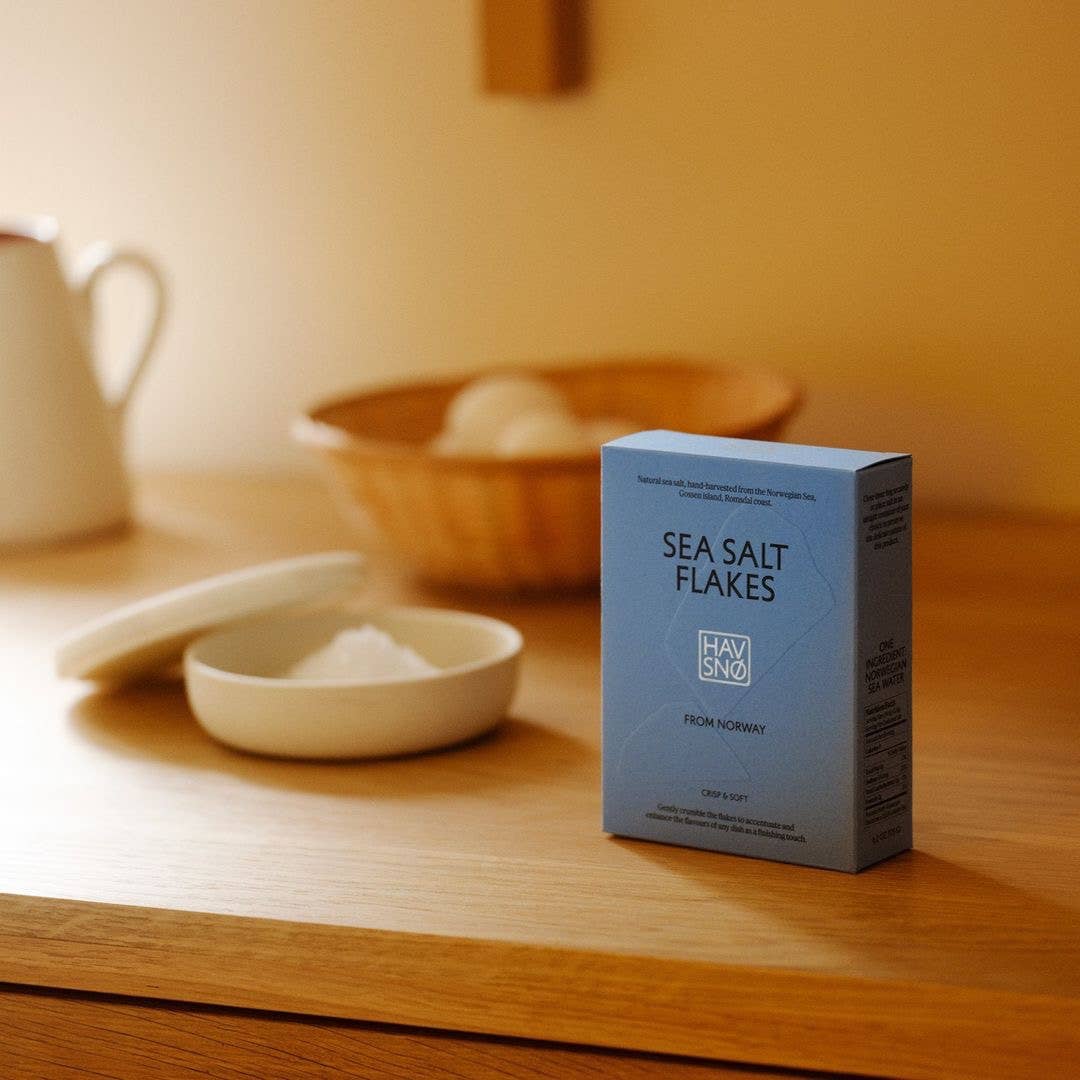 Havsnø Norwegian Sea Salt - Wholesale Salt - Havsnø Norwegian Sea Salt Flakes 175g box4