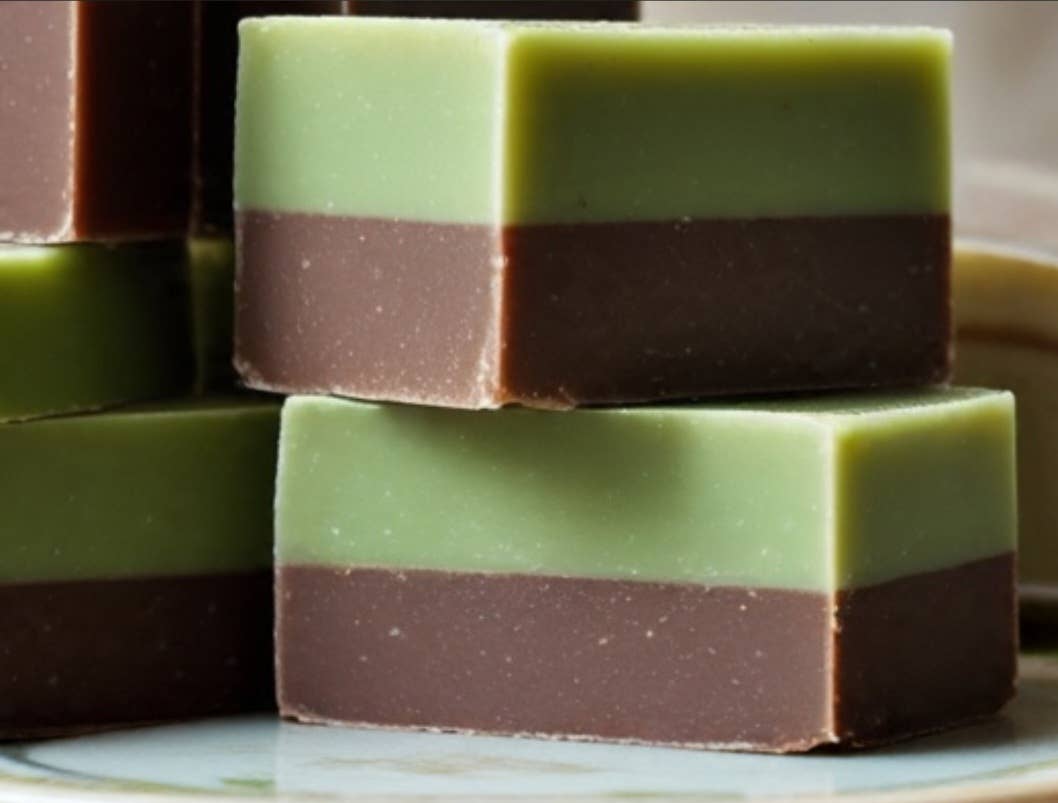 Beautique Goals - Wholesale Bar Soap - Chocolate Matcha Tea Deep Cleansing Body Soap