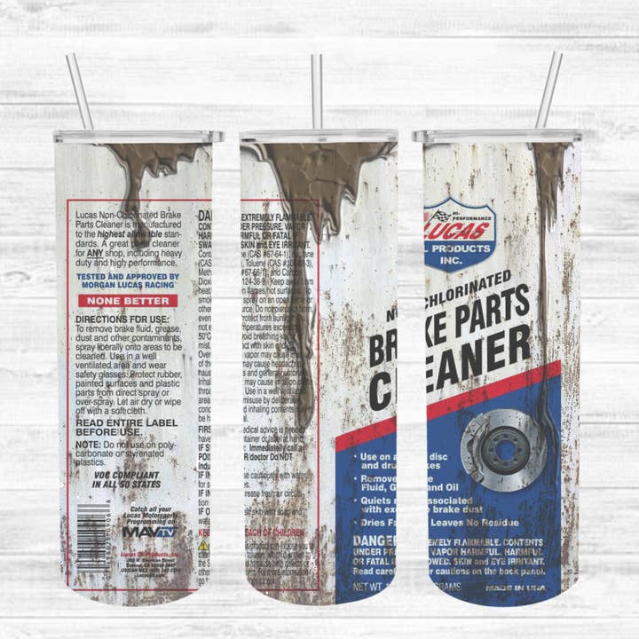 Brake Cleaner Tumbler for wholesale by Loran And Company