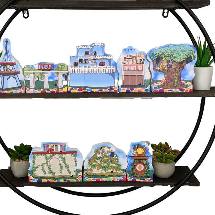 Mister Rogers Make-Believe Neighborhood + Home (9pcs) for wholesale by Cats Meow Village