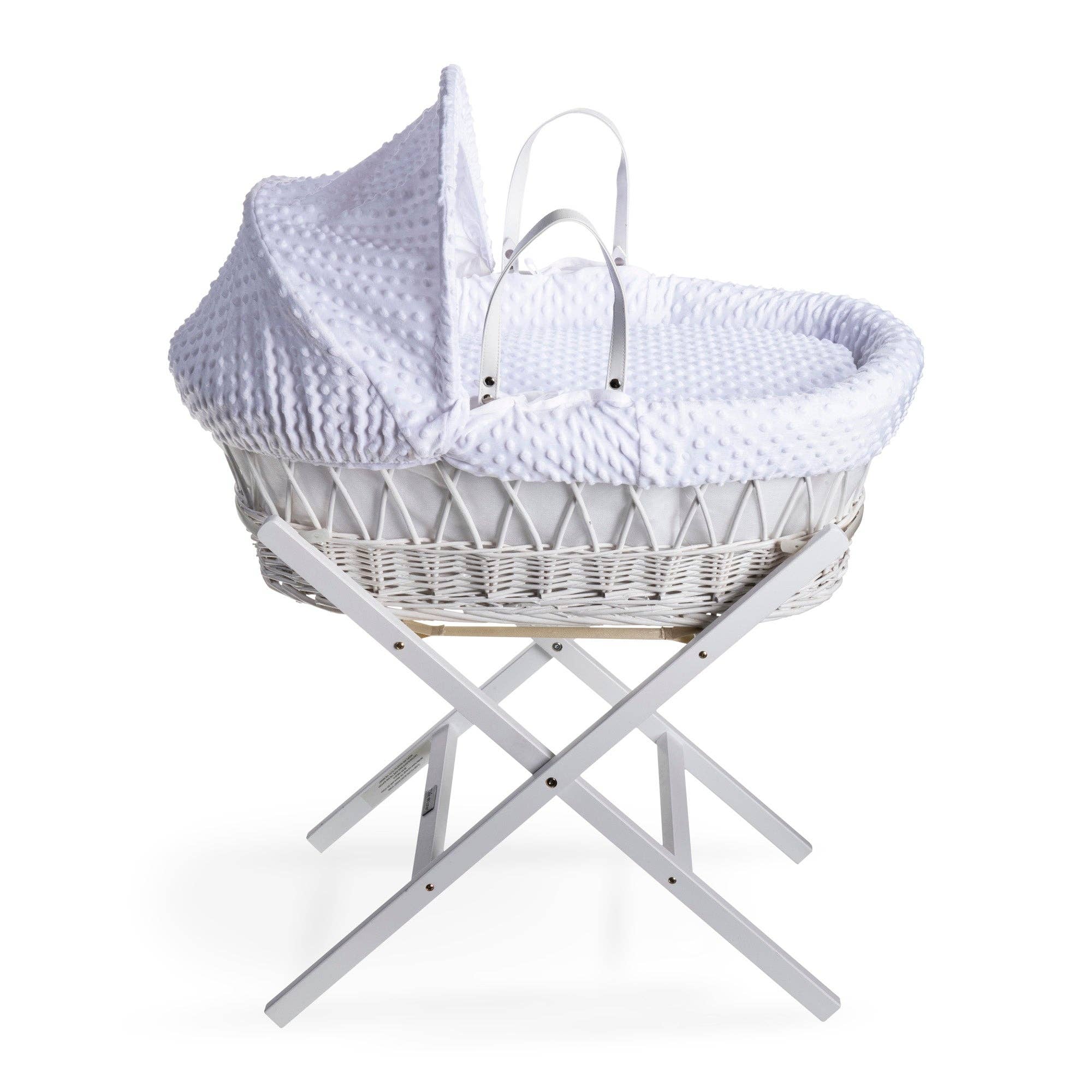 Clair De Lune - Wholesale Wieg - Baby - Kuiltje witte rieten Moses mand23