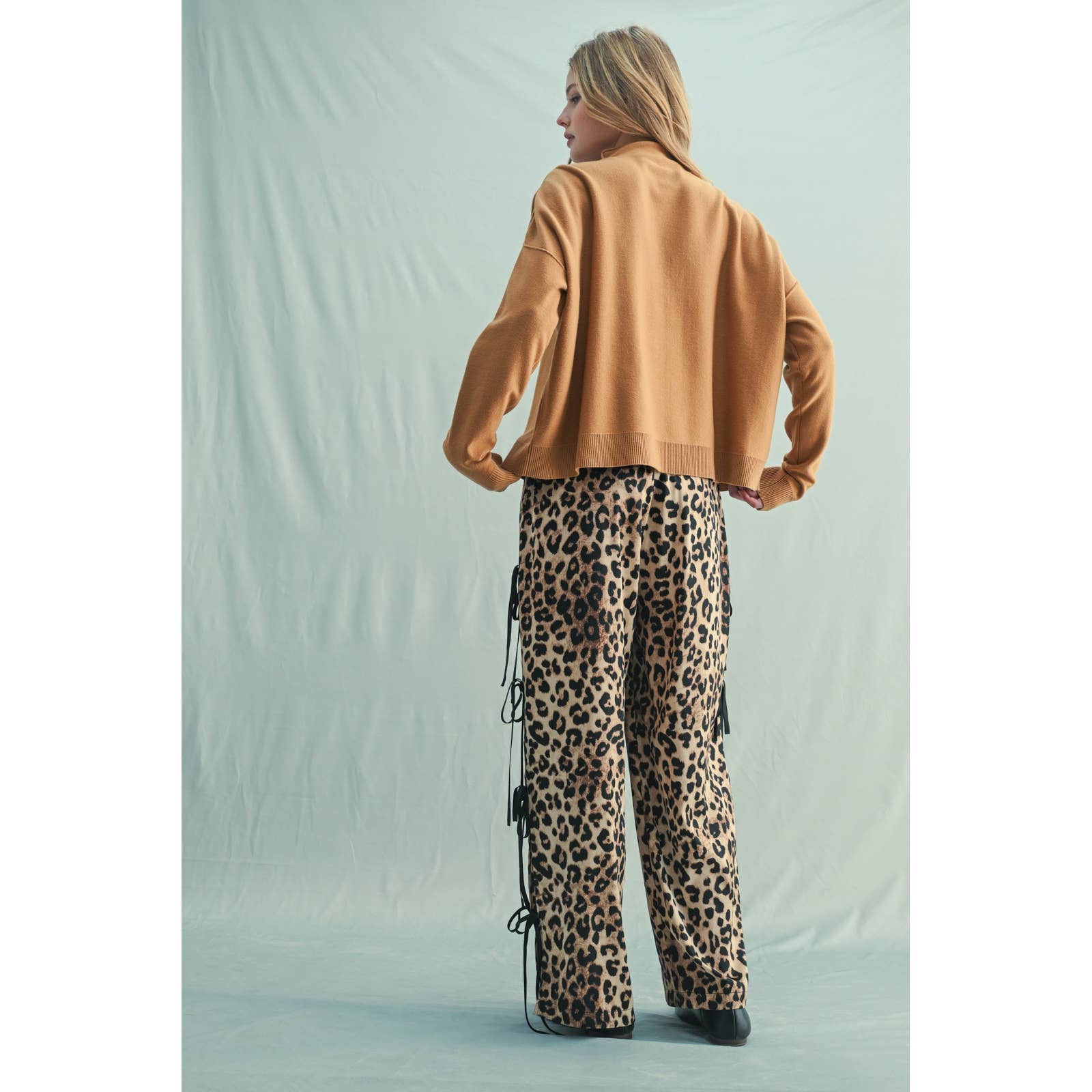 Wishlist Apparel - Wholesale Knit Sweater - Women's - SOFT-TOUCH MOCK NECK KNIT SWEATER / WL25-109683