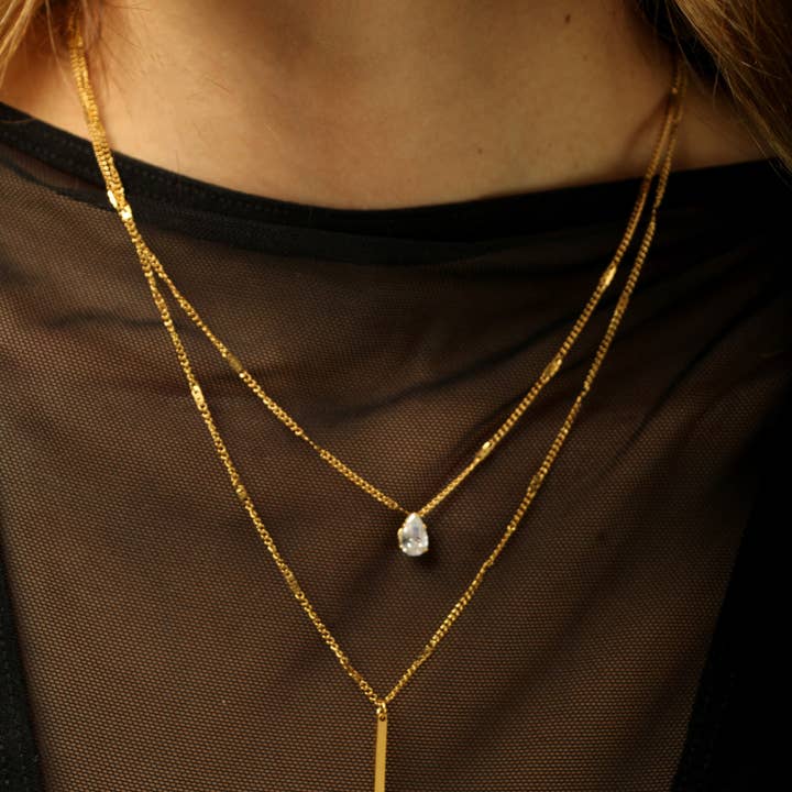 VESIICA JEWELRY - Wholesale Pendant/Charm Necklace - Collar Sparkle2