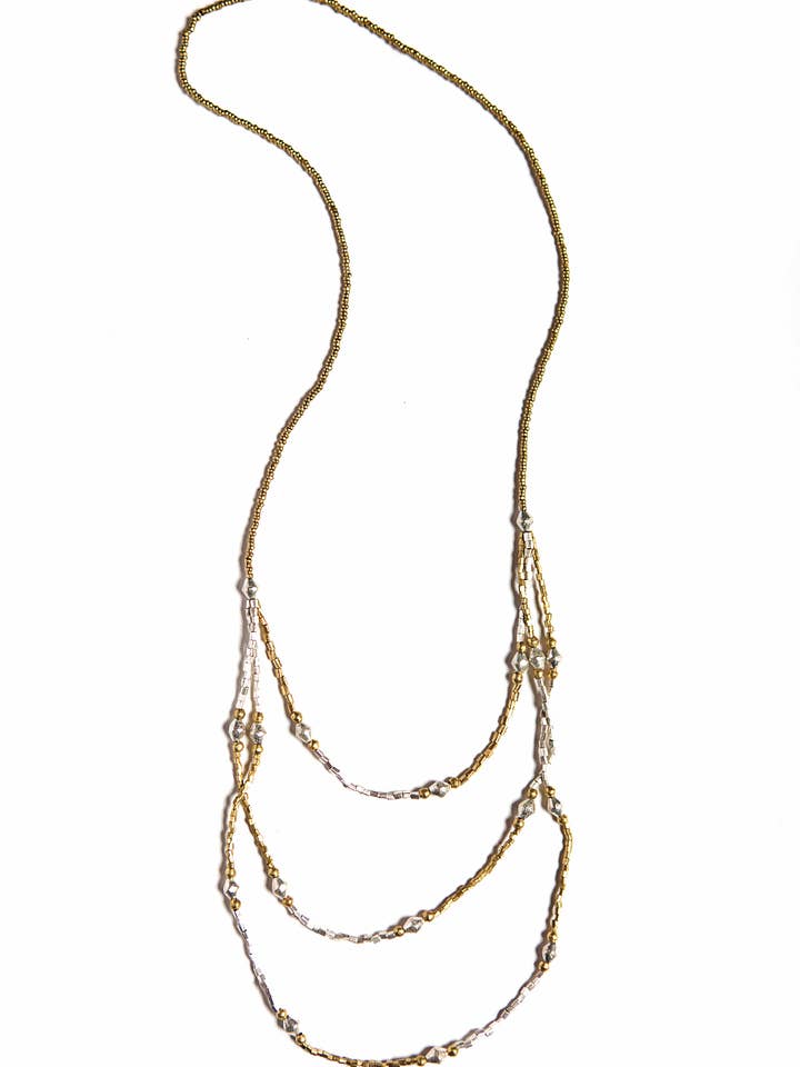 Collier d'artillerie bicolore pour la vente par Fair Anita