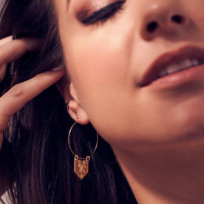 Kemi Designs - Wholesale Hoop Earrings - Mayan Hoop Earrings2