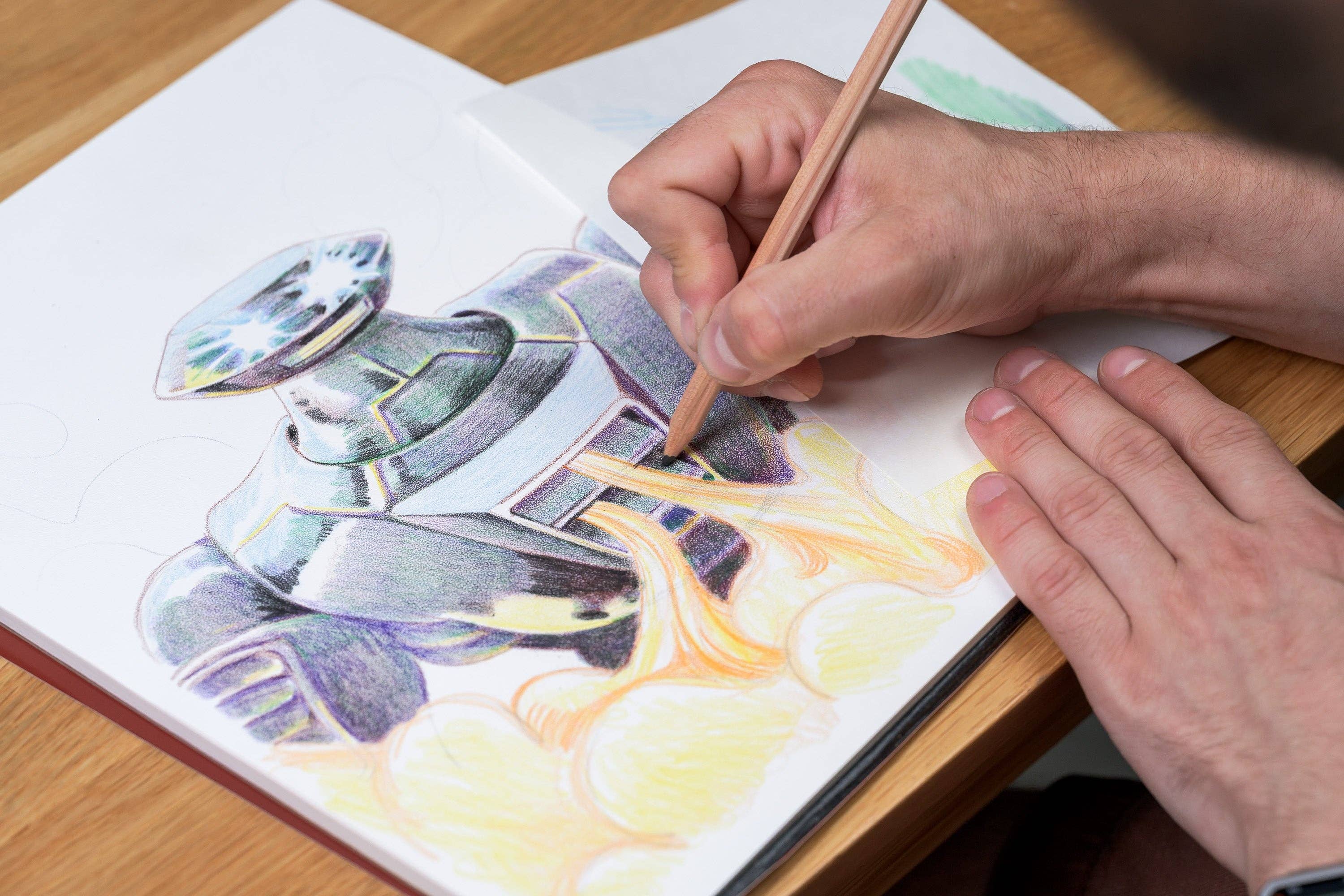 Federal Color – wholesale Coloured pencil – Cedar Colored Pencils, Set of 123