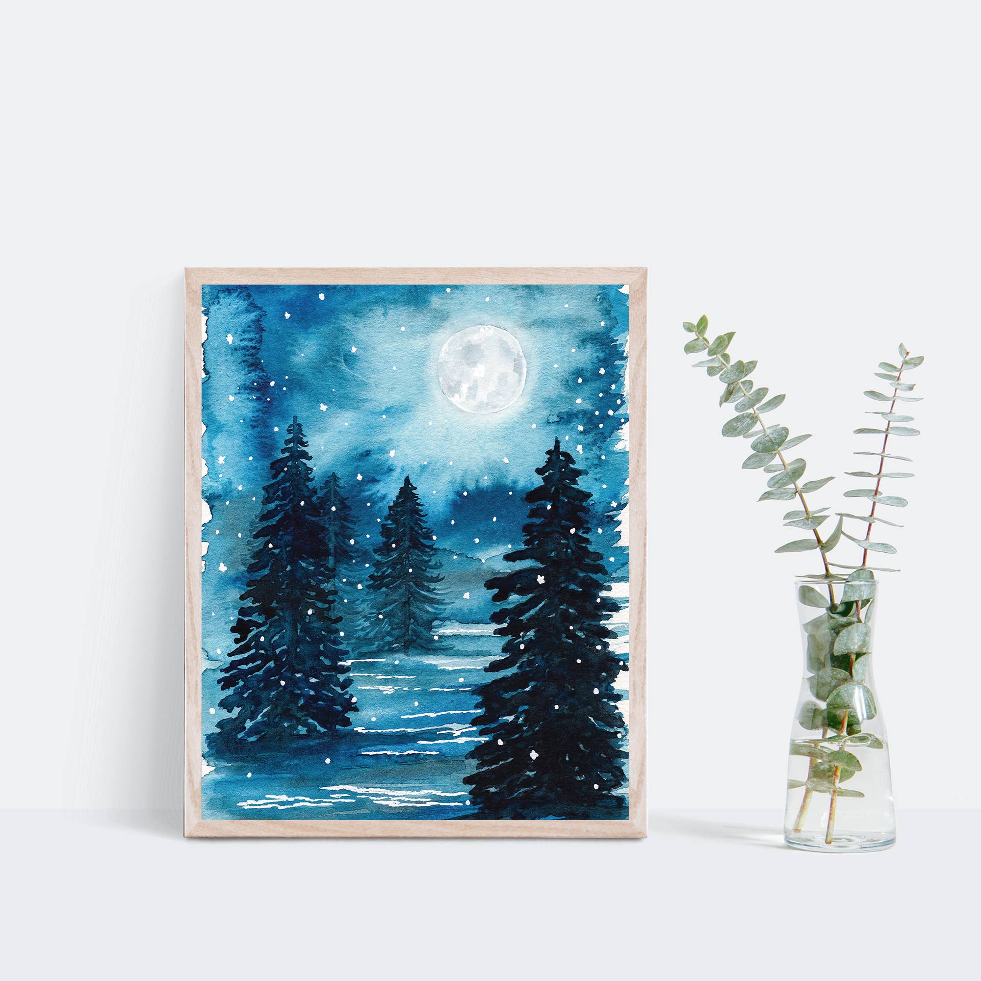 Green Artist Designs - Wholesale Art Print - Winter Landscape Art Print1