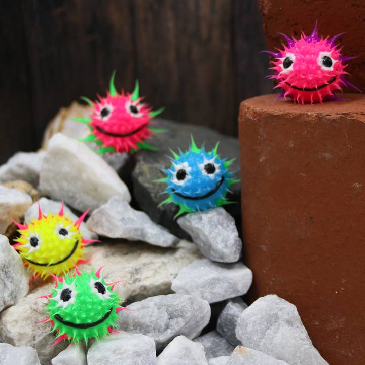 Natalia - Wholesale Pencil Topper - Kids - Spiky Silicone Sensory Fidget Pencil Toppers- SET 124