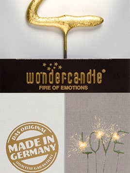 2 - Gold - Chromo - Wondercandle® classic for wholesale by Wondercandle