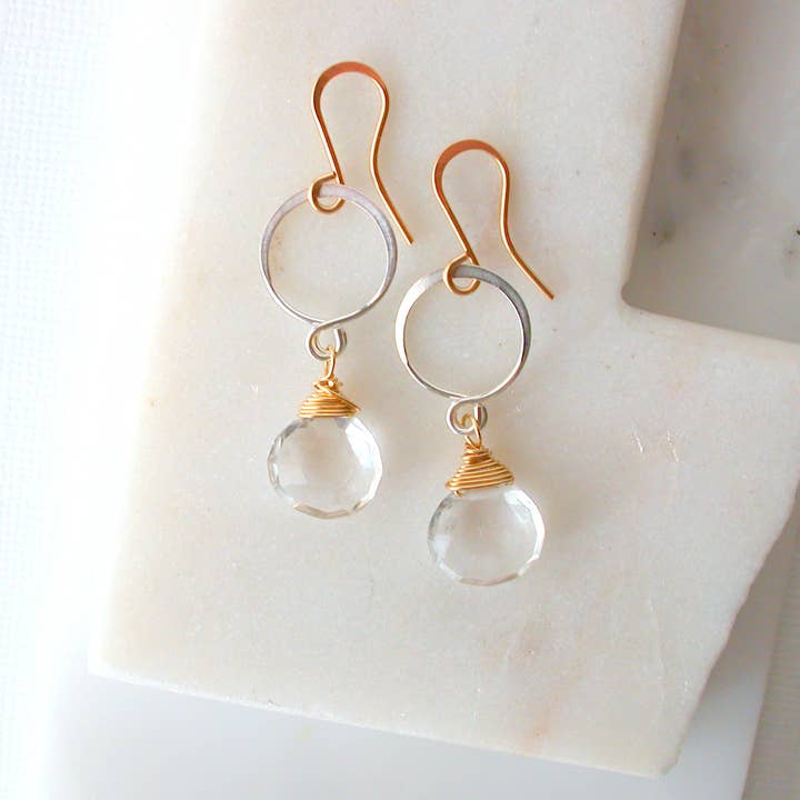 Linda Trent Jewelry - Wholesale Dangle Earrings - Petite Quartz Dangle