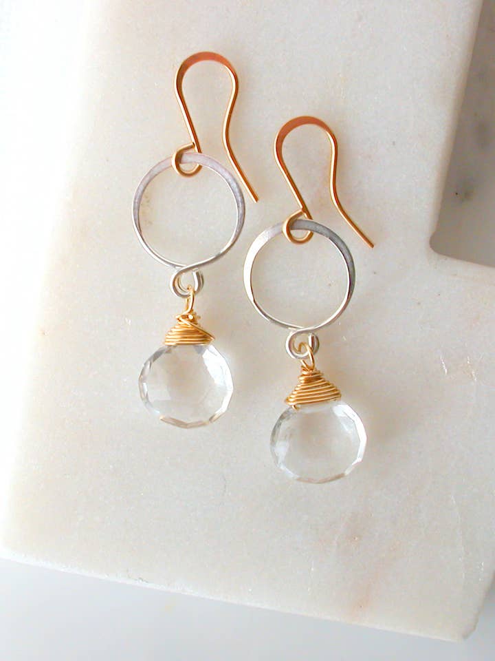 Petite Quartz Dangle voor wholesale door Linda Trent Jewelry