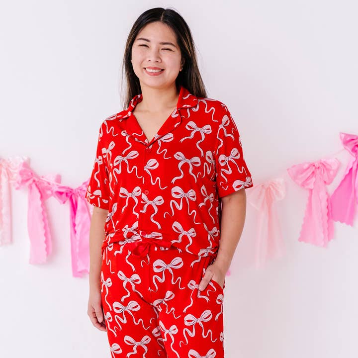 Pyjama Femme Bow Much Love pour la vente par Kiki + Lulu