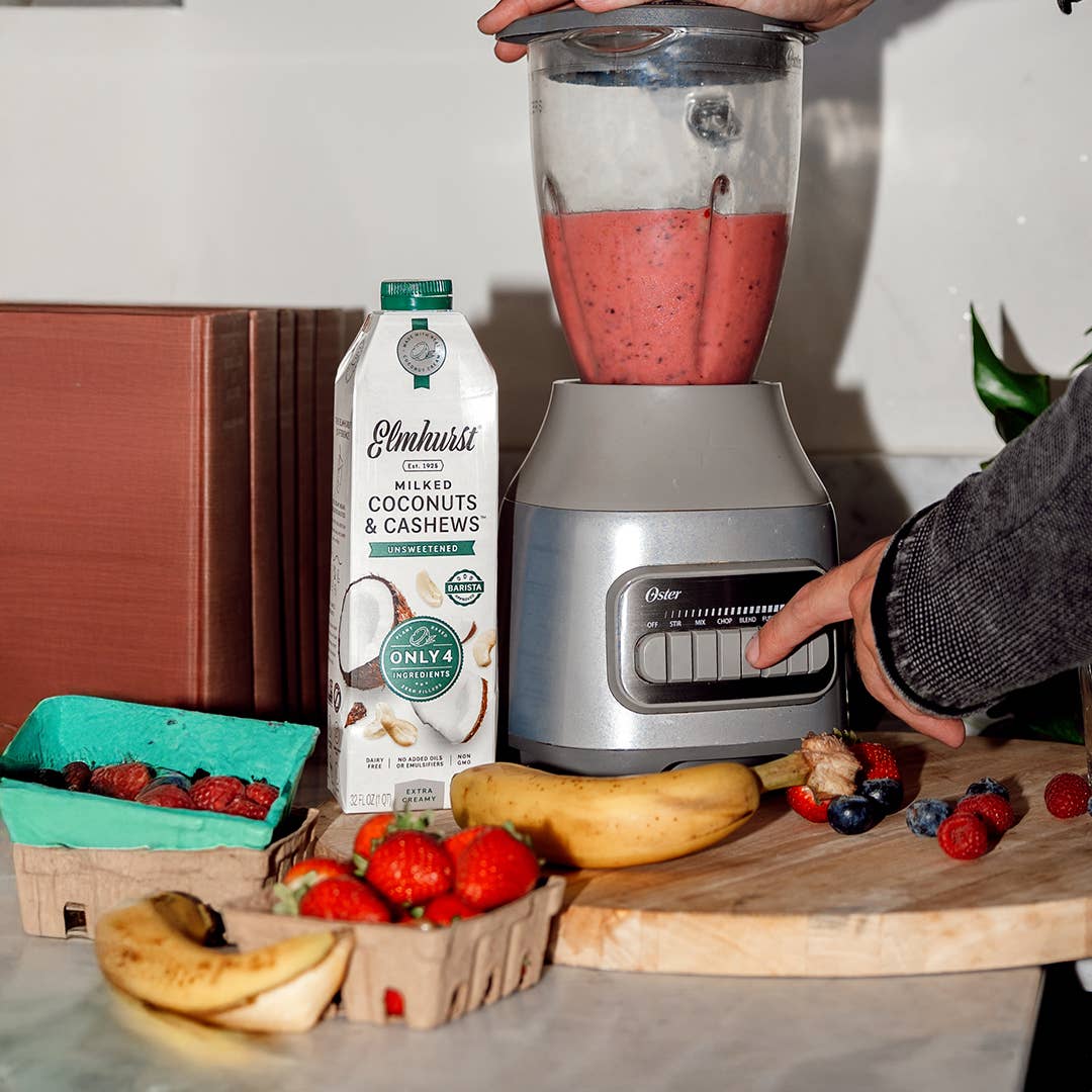 Elmhurst 1925 - Wholesale Non-Dairy Milk - Unsweetened Coconut Cashew Milk, 32oz [6-Pack]5