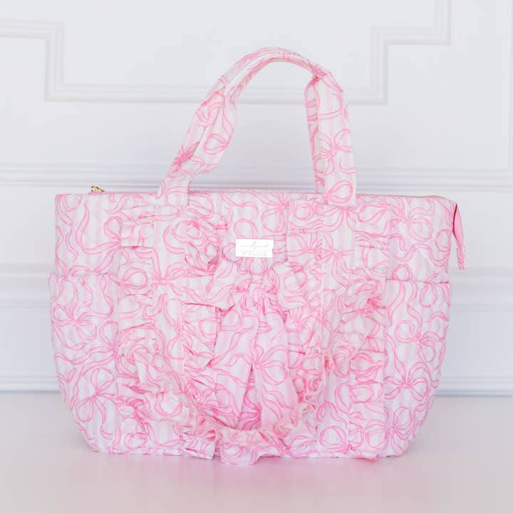 Quilted Coquette Diaper Bag for wholesale by Hollis