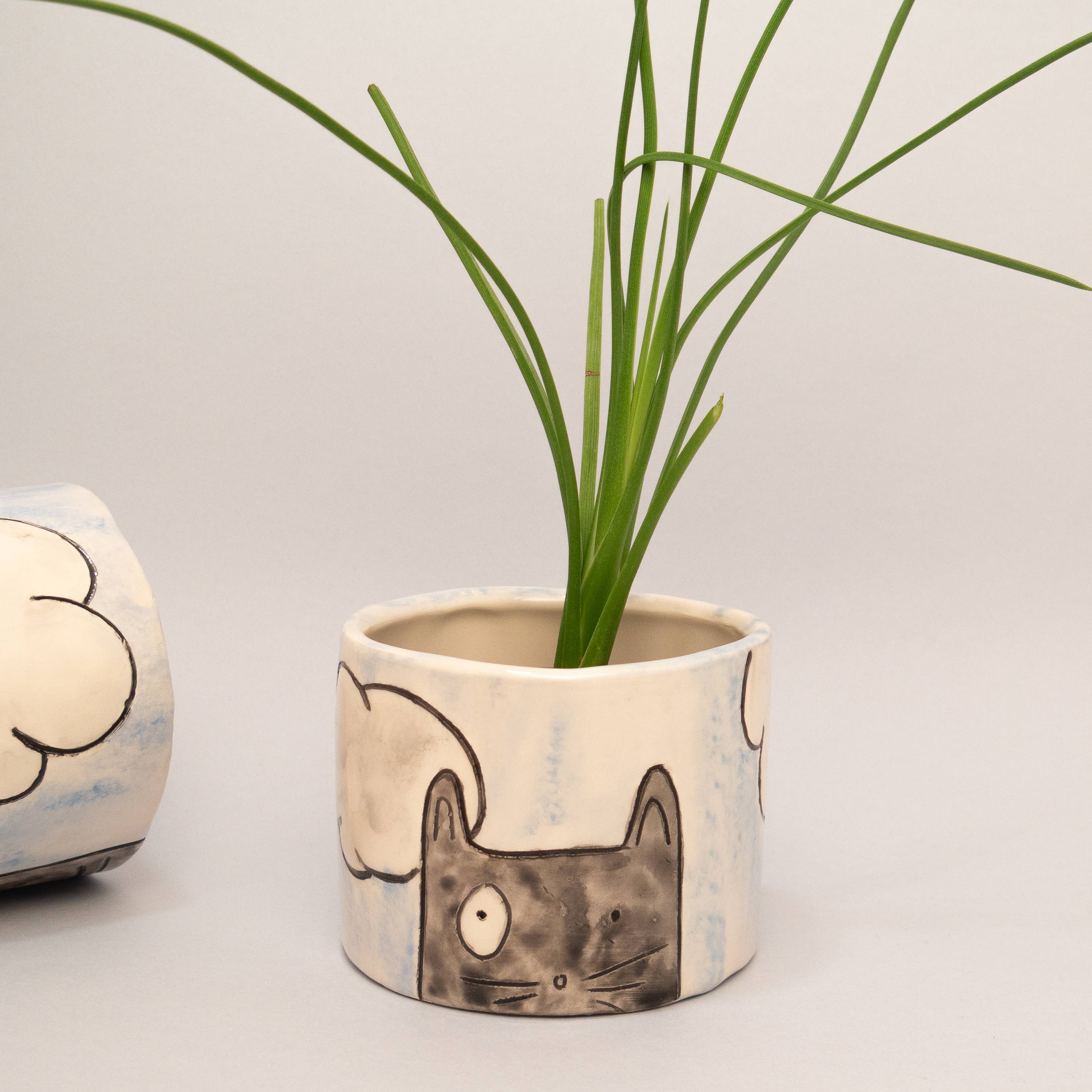 Paulina Marra Ceramics - Wholesale Plant Pot - Pi Pan: Handmade Medium Ceramic Planter5