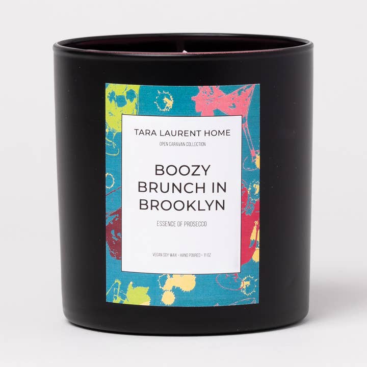Bougie de luxe Boozy Brunch in Brooklyn pour la vente par Tara Laurent Home