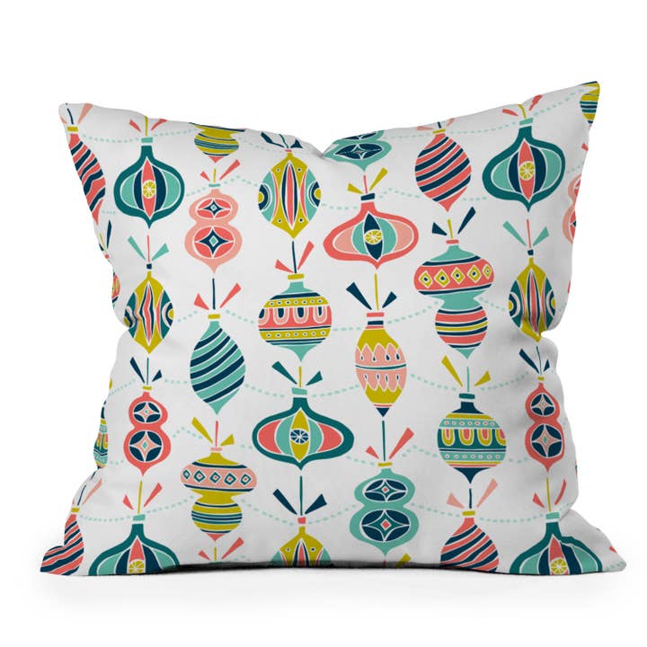 Heather Dutton Decorated White Throw Pillow for wholesale by Deny Designs