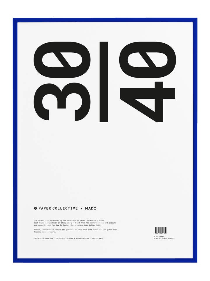 Frame-Blue (Acrylic Glass) for wholesale by Paper Collective