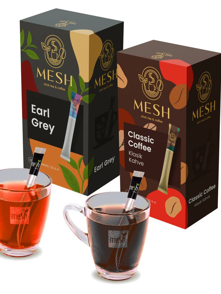 Tea & Coffee Bundle Mesh Sticks (6 Packs Each) for wholesale by Cup Sticks