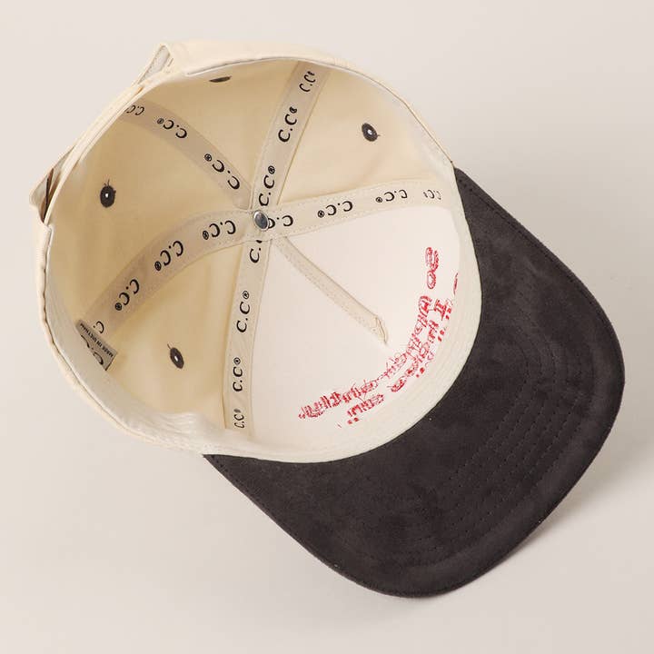 Fashion City - Wholesale Trucker Hat - Women's - So Apparently I Have An Attitude Two-Tone Suede Trucker Hat10