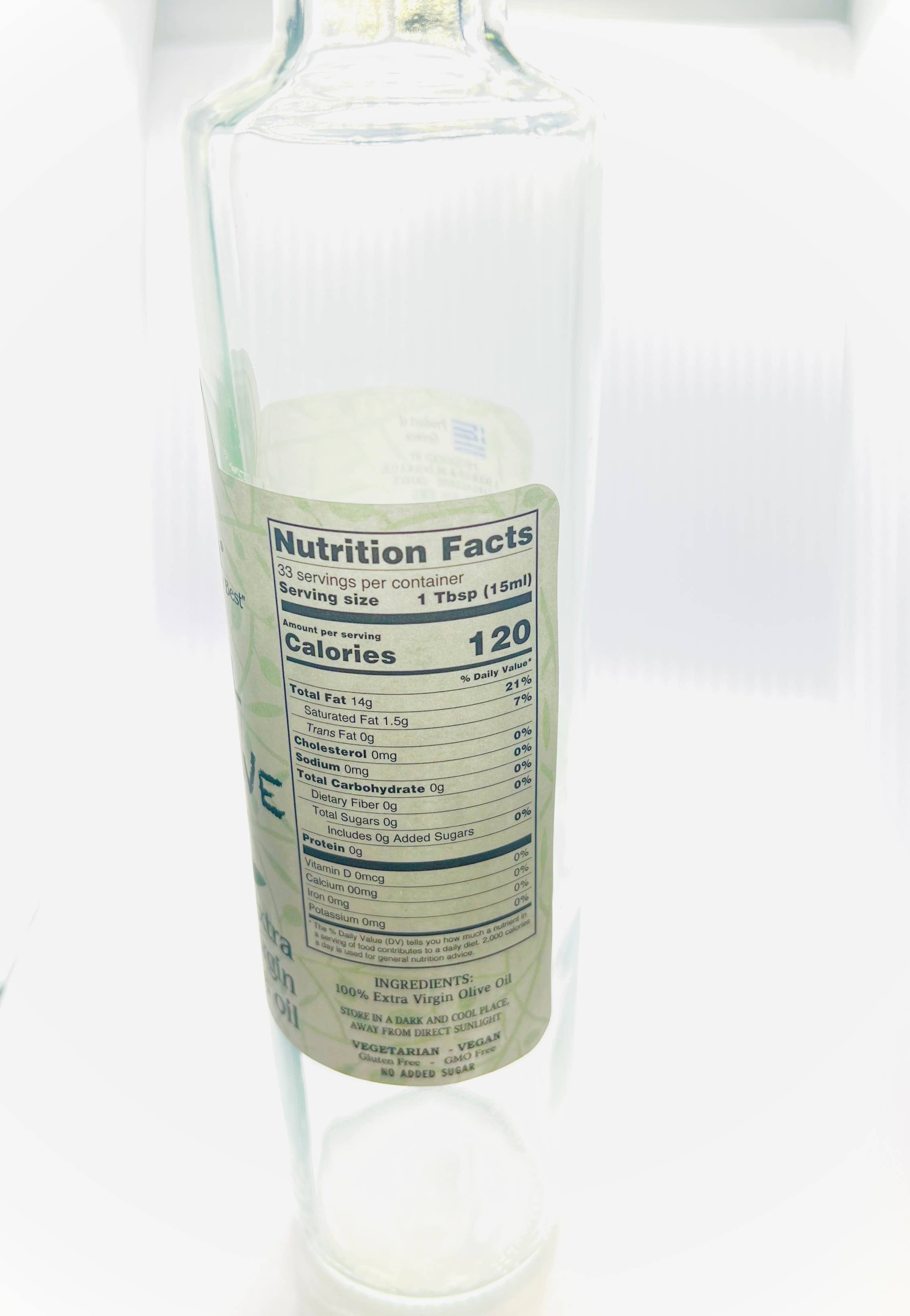 Ariston Specialties - Vente Huile d'olive - Rechargez des bouteilles de marasca VIDES pour certains EVOO 16,9 fl oz1