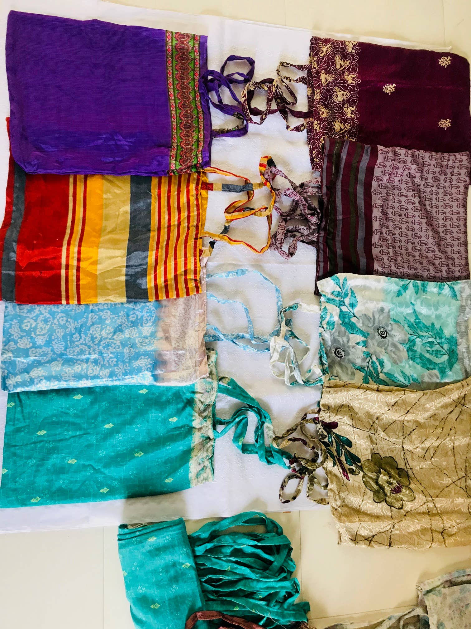 Meghcraft - Vente Pochette cadeau - Sac en soie recyclée - Sacs cabas durables et écologiques en soie3