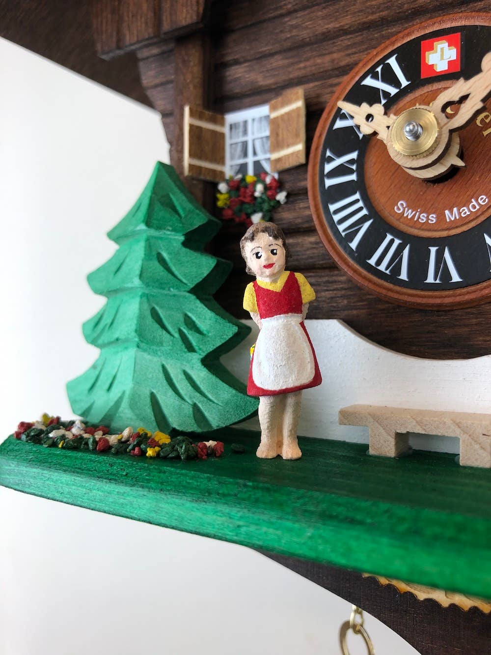 Kit-Cat Klock – Relógio de parede por atacado – Relógio Cuco Heidi Chalet Suíço2