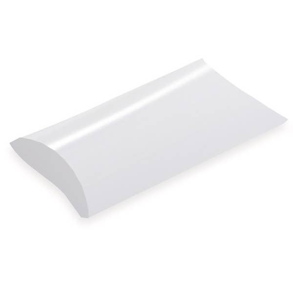 Nashville Wraps - Wholesale Party Favor Bag/Box - Kraft & White Pillow Gift Boxes1