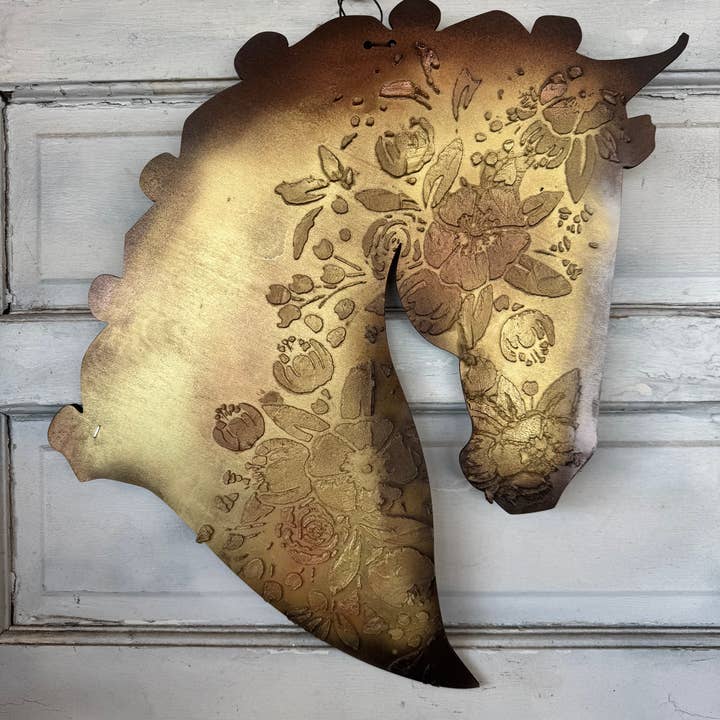 Palomino Horse Head - DIY Blank or Painted/Patterned for wholesale by All Designs Equine