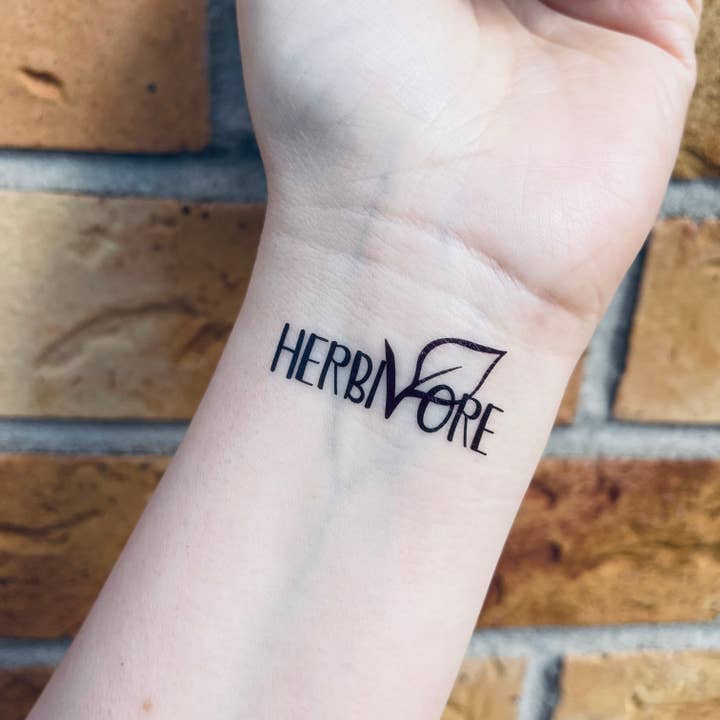 Things I Care About Shop - Wholesale Temporary Tattoo - Herbivore - Temporary Tattoo Set. Vegan Temporary Tattoos2