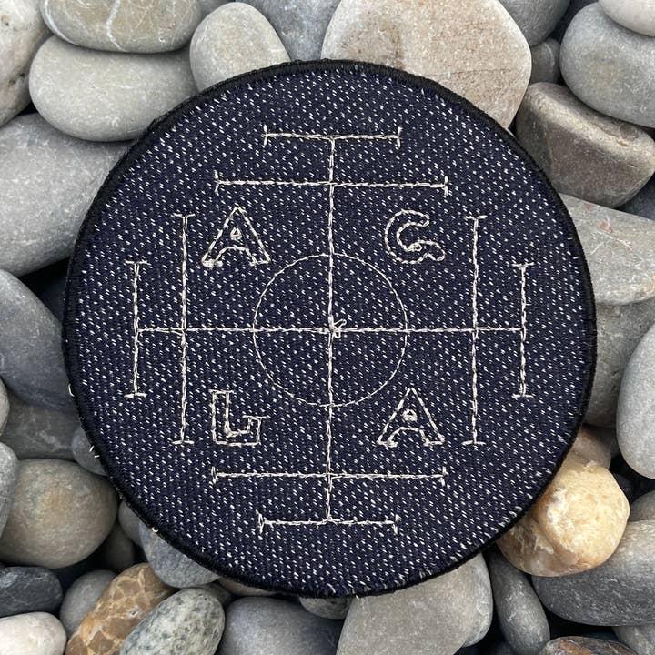 Talismán de AGLA, hecho a mano y bordado para venta al por mayor de Tissé d'or