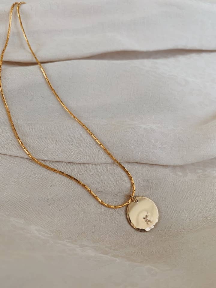 PERSONALIZED COIN NECKLACE for wholesale by Alyse Jewelry
