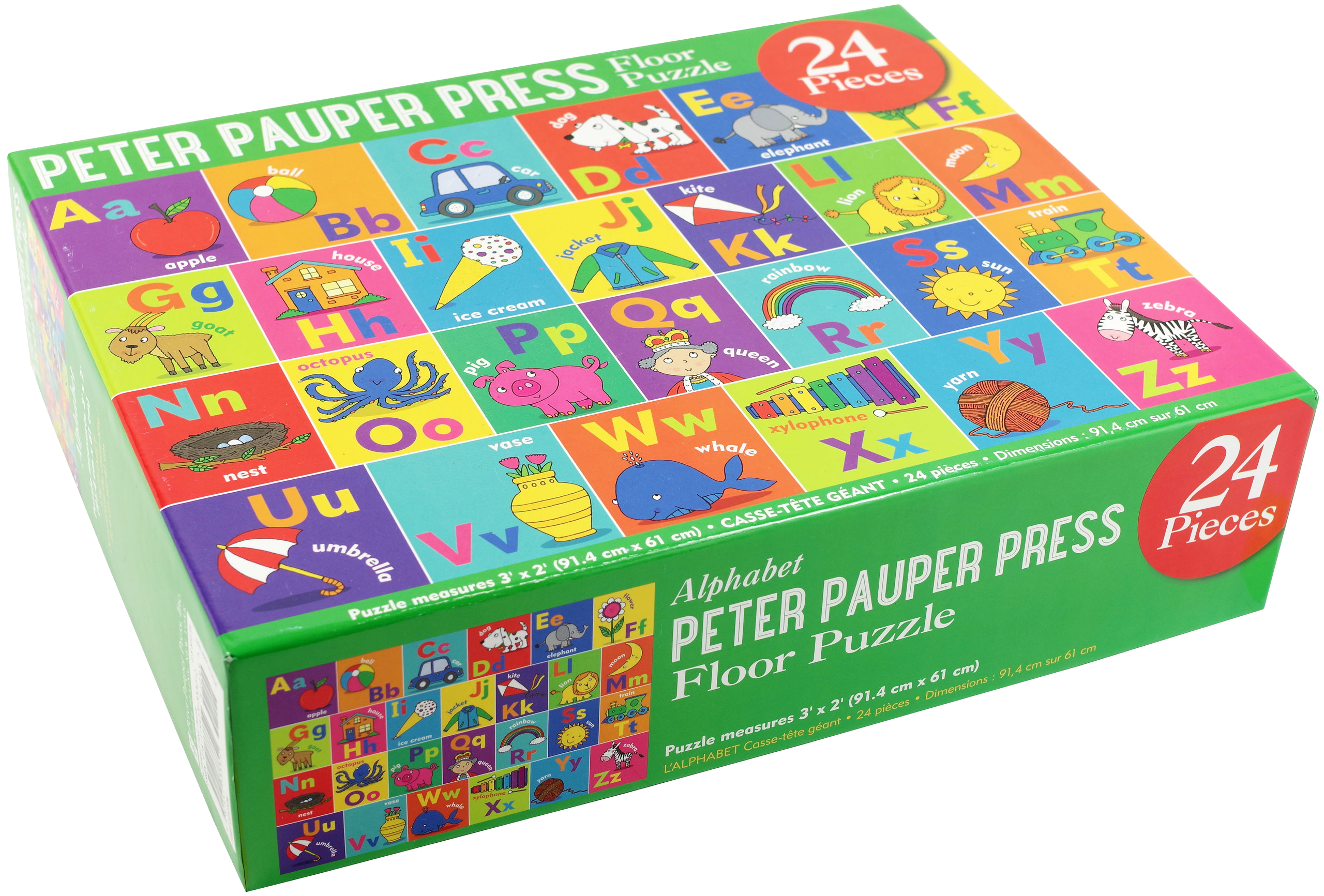 Peter Pauper Press - Wholesale Puzzle - Kids - Alphabet Kids' Floor Puzzle2