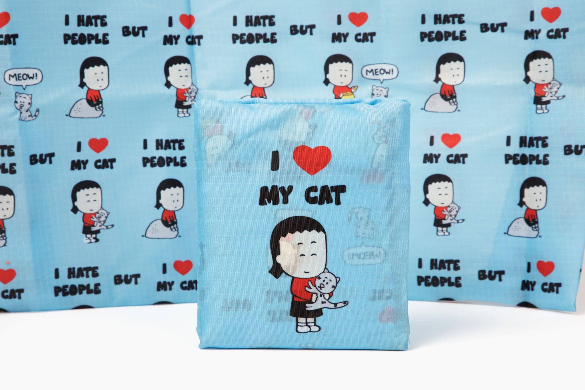 Angry Little Girls - Wholesale Grocery/Shopping Bag - Shopper bag: I Love My Cat1