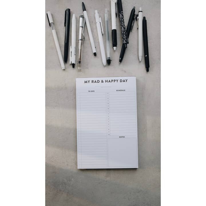 Rad & Happy - Wholesale Notepad - Happy Day Notepad4