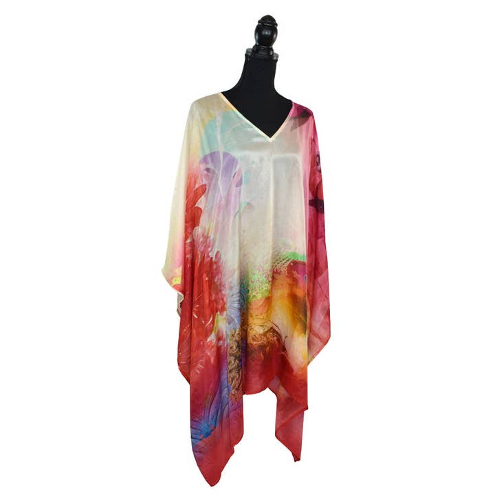 Caftán de seda Arabella para venta al por mayor de Dupatta Designs