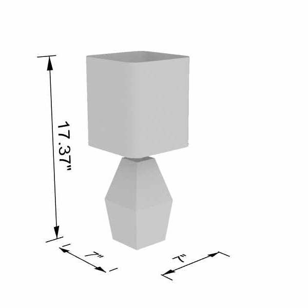 Hauteloom - Wholesale Accent/Desk Lamp - Umaganhan Aqua Ceramic Table Lamp5