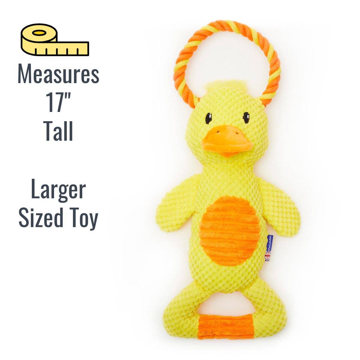 PetLondon - Wholesale Pet Plush Toy - Dog - Waffle Duck DualTug Toy7