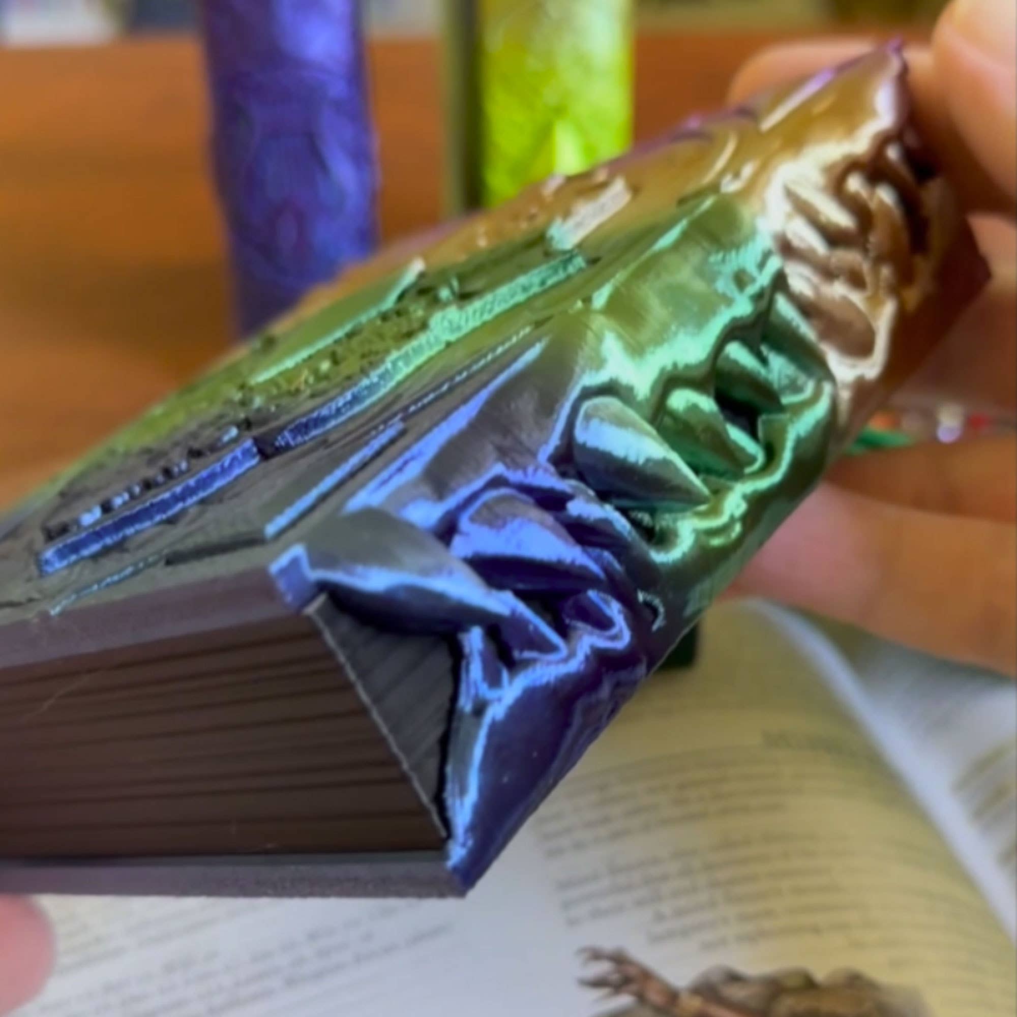 American Carver LLC - Wholesale Dice - Mimic Storage Tome for TTRPG, MTG, Pokemon, D&D Gaming!3