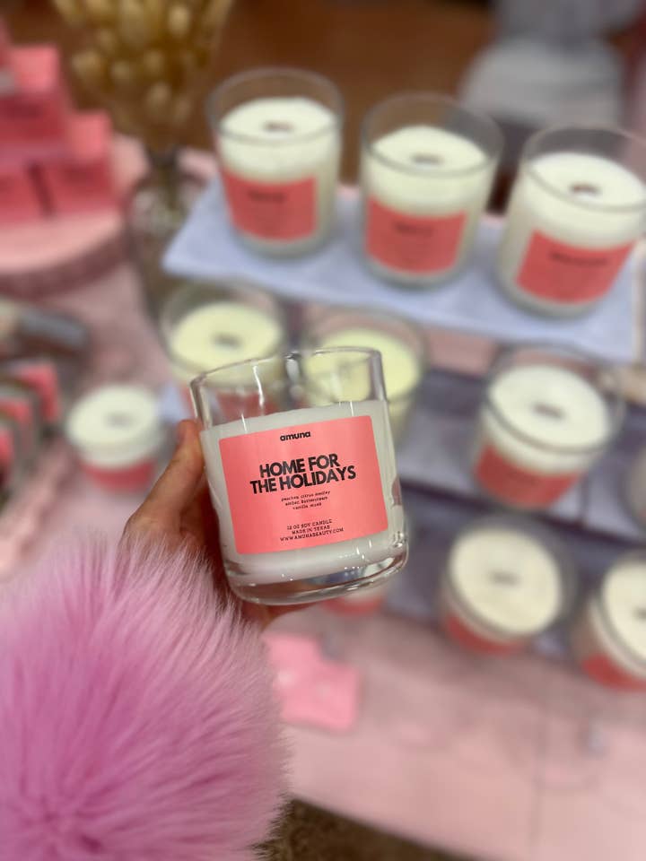 Candles for Moms | Non-toxic Candles | Scented Soy Candles for wholesale by AMUNA.BEAUTY