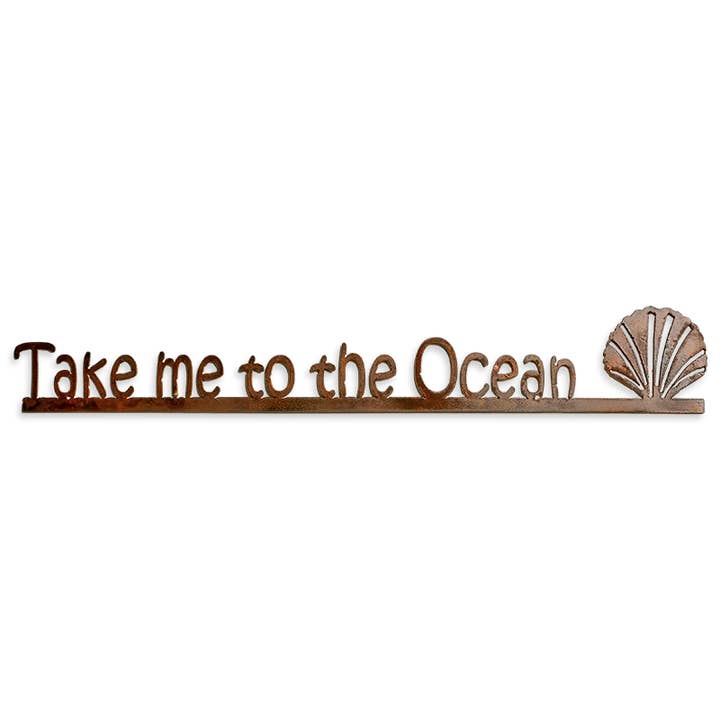 Take Me to the Ocean Sign for wholesale by Elizabeth Keith Designs