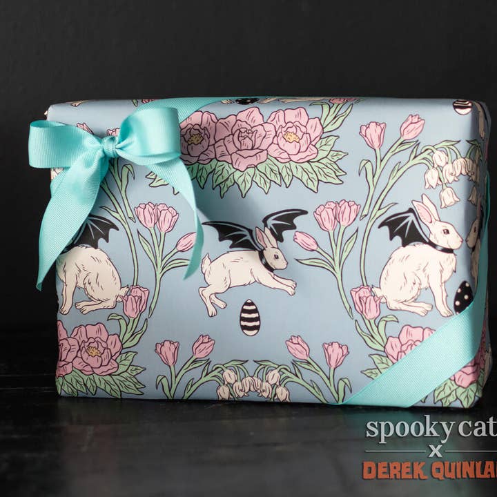 Vintage Easterween Gift Wrap (1 Sheet) for wholesale by Spooky Cat Press