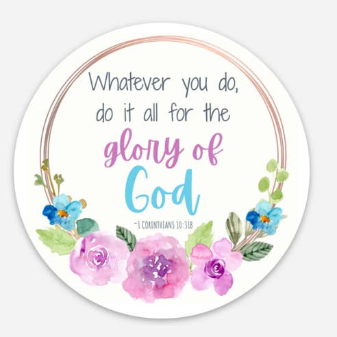 Whatever you do - Sticker for wholesale by Joytime Ministries