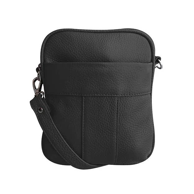 Roma Leathers, Inc. - Wholesale Crossbody Bag - Women's - W008 cowhide leather crossbody