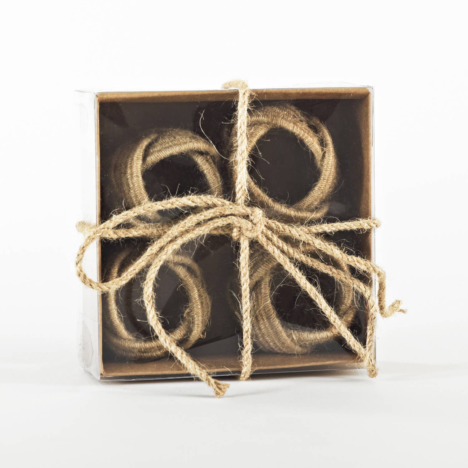 Fennco Styles - Wholesale Napkin Ring - Braided Jute Burlap Napkin Ring7