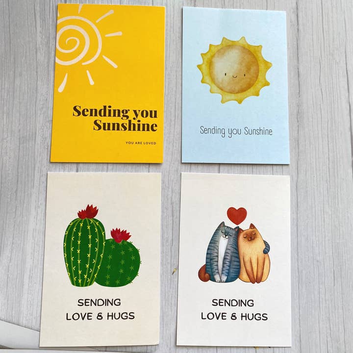 Ensemble de Cartes de Vœux Amour – Cartes Plates, Sans Enveloppes pour la vente par DrifWoo